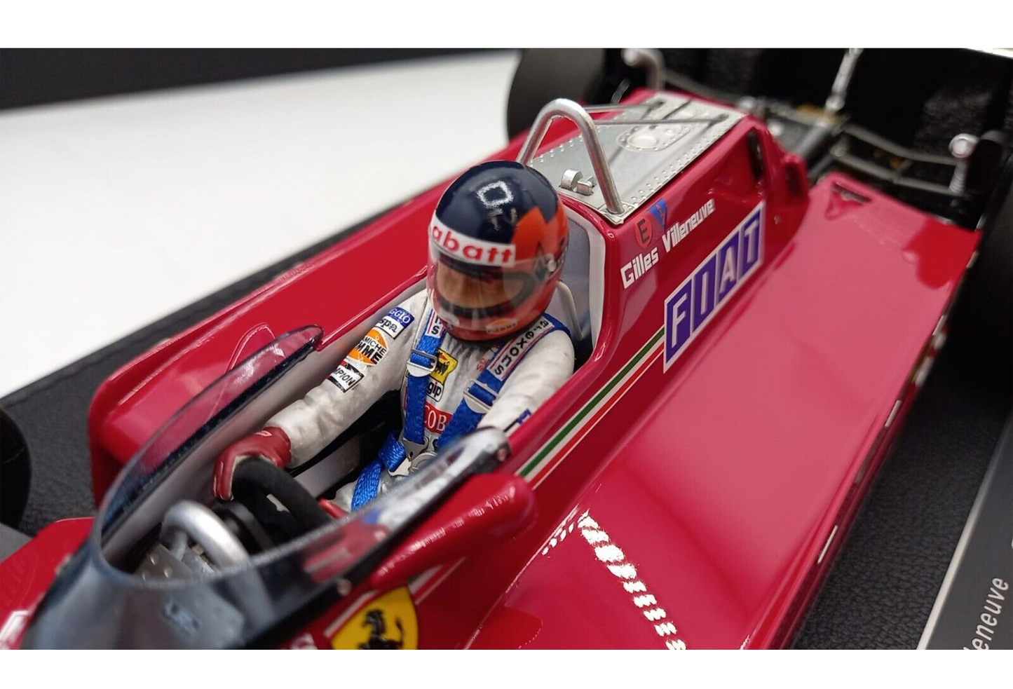 GP Replicas 1/18 Ferrari 126CK Winner Monaco GP G. Villeneuve 1981