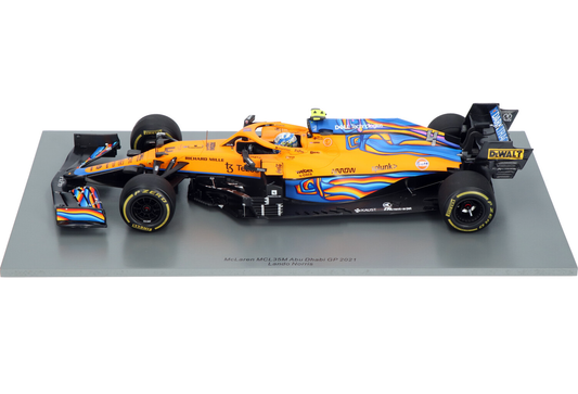 Spark 1/18 MCL35 L . Norris Abu dhabi Gp Special Livery F1 2021