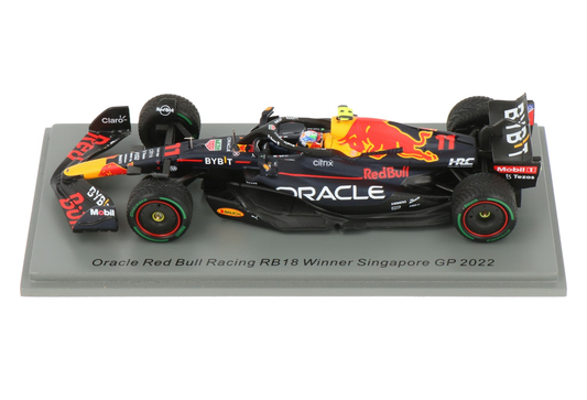 Spark 1:43 RB18 S. Perez Winner Singapur F1 2022