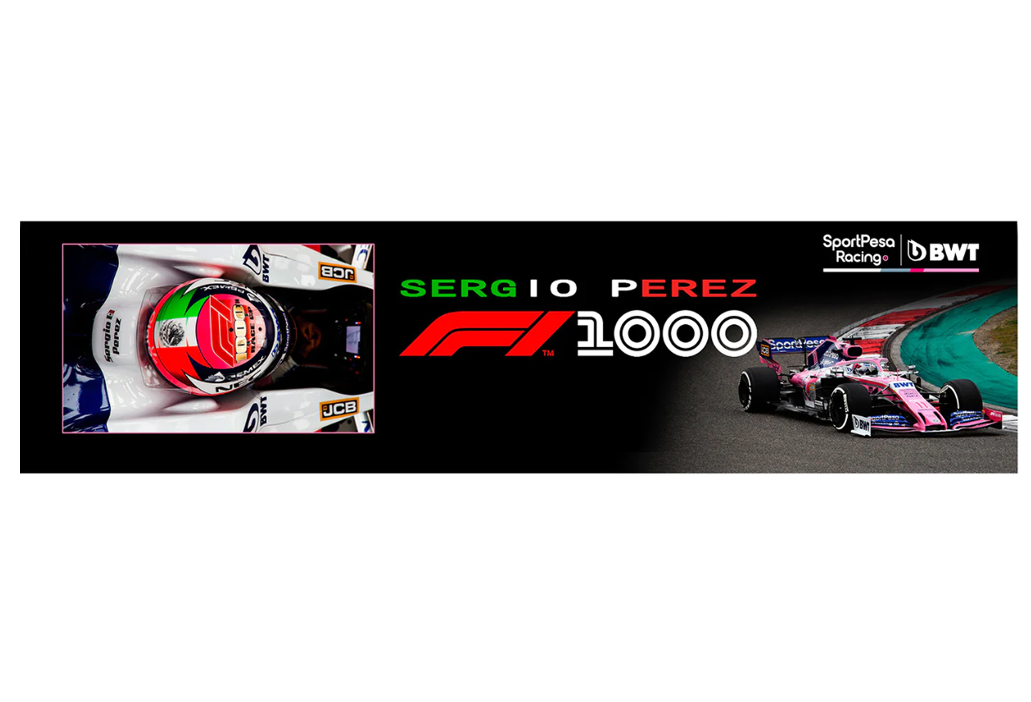PREORDEN Spark 1/43 BWT Racing Point RP19 #11 S. Perez Chinese GP 2019 F1 1000th GP