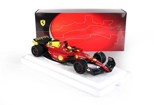 PREVENTA BBR 1/18 F1-75 SCUDERIA FERRARI MONZA GP ITALY (POLE POSITION) 2022 CHARLES LECLERC