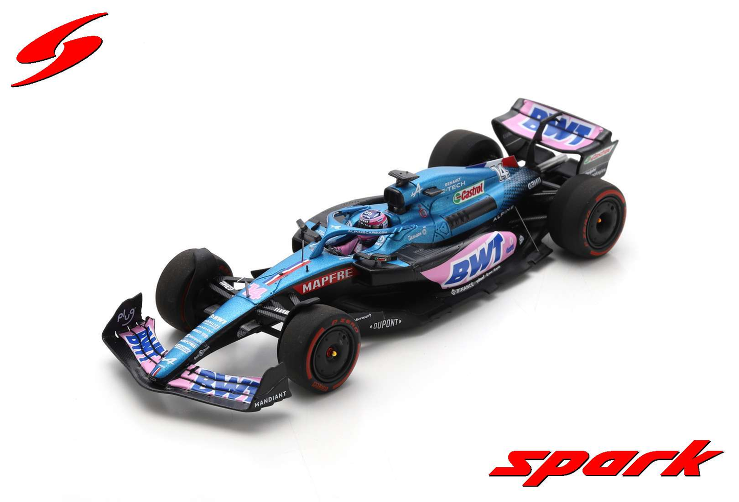 Preventa Spark 1:43 A521 F. Alonso 5th Brasil GP