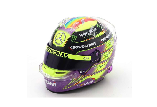 Preventa Spark 1/5 HELMET W14 TEAM MERCEDES-AMG PETRONAS FORMULA ONE N 44 SEASON 2023 LEWIS HAMILTON