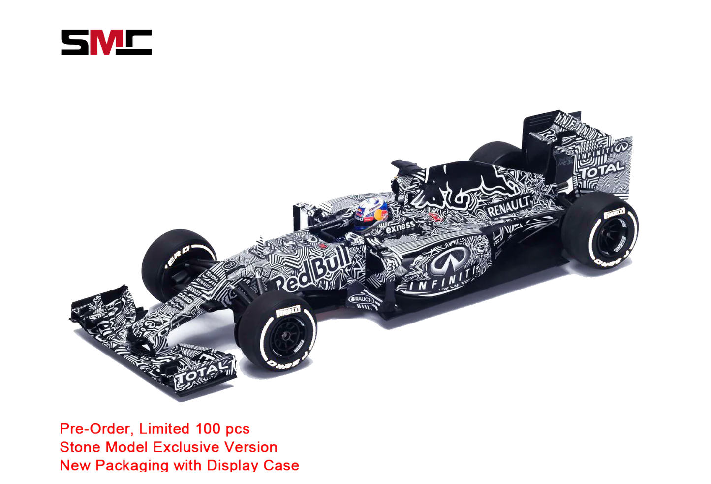 PREORDEN Spark 1:18 Red Bull F1 RB11 #3 D. Ricciardo Special Testing Livery 2015