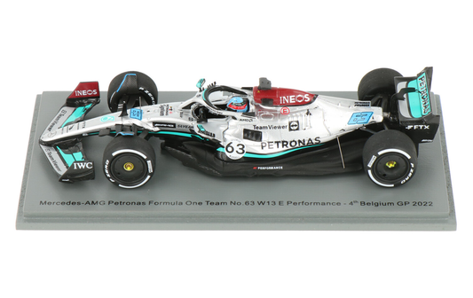 Spark 1/43 Mercedes-AMG F1 W13 G. Rusell Spa Francochamps , Belgium Gp 4th place