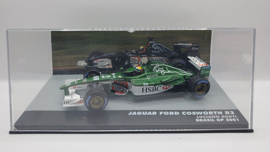 LEYENDAS BRASILEÑAS 1/43 Jaguar Ford Cosworth R2 L. Burti Brasil GP 2001