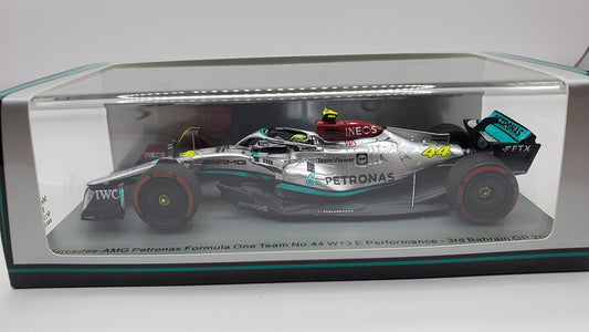 Spark 1/43 W13 E L. Hamilton 3rd Bahrain Gp F1 2022