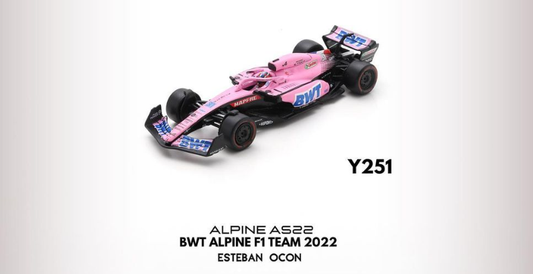 Sparky 1/64 Alpine A522 E. Ocon Bahrain Gp