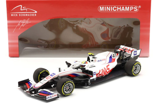 Minichamps 1/18 HAAS VF-21 GP Bahrain 2021 Mick Schumacher