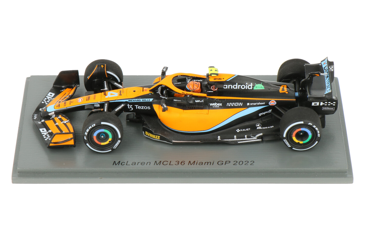 Spark 1/43 MCL36 L. Norris Miami Gp F1 2022