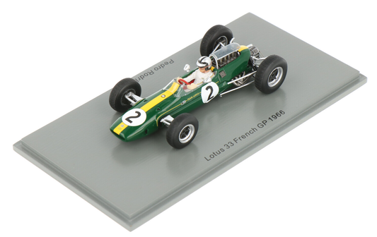 Spark 1/43 Lotus 33 Pedro Rodriguez France Gp F1 1966