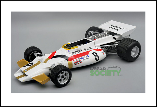 PREVENTA TECNOMODEL 1/18  BRM - F1 P160 N 8 2nd GP DUTCH 1971 PEDRO RODRIGUEZ