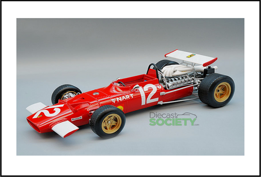 PREVENTA TECNOMODEL 1/18 Ferarri 312 F1 1969 Mexico GP #12 PEDRO RODRIGUEZ